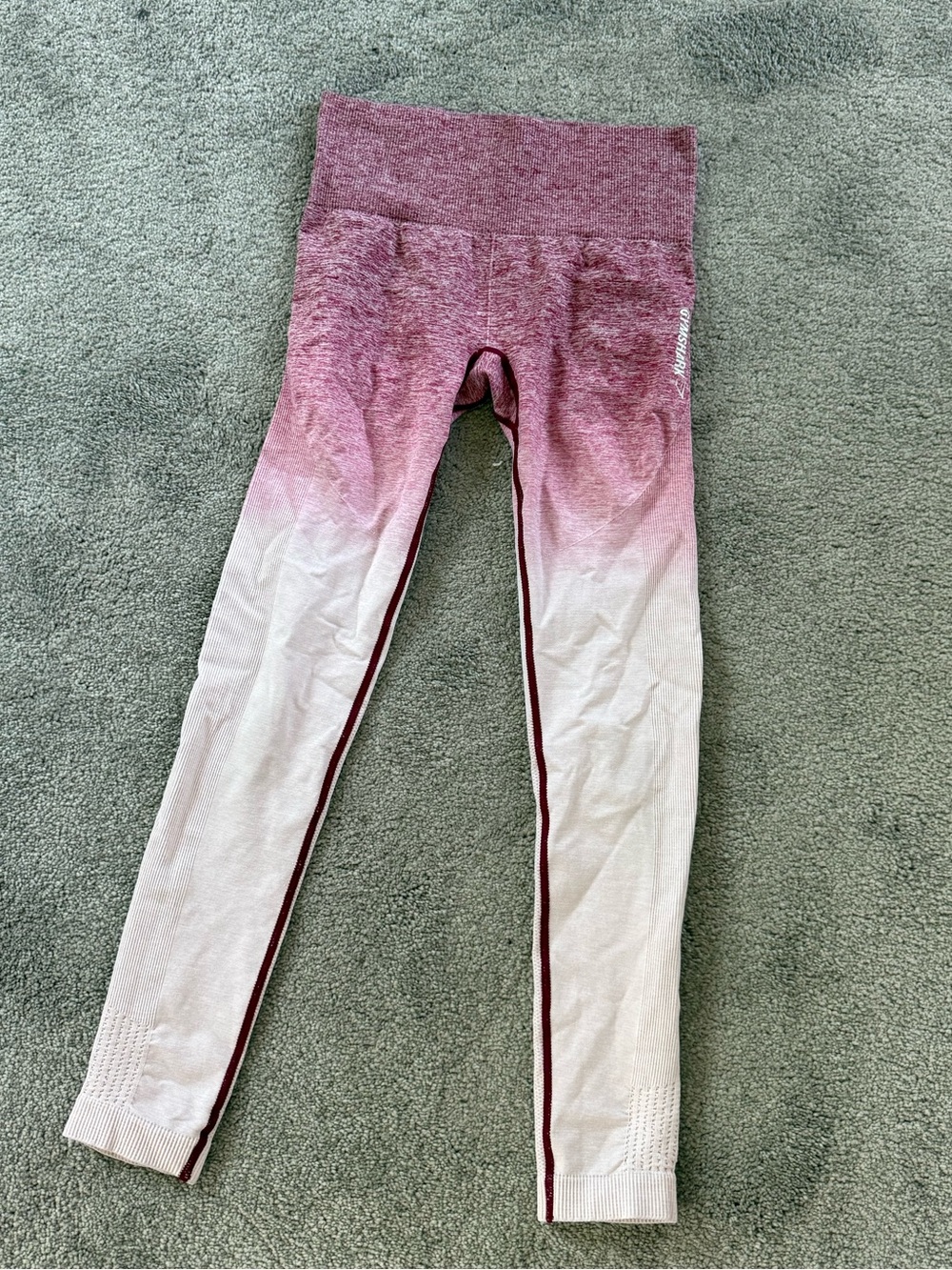 Gymshark pink ombré seamless leggings